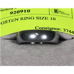 MENS TUNGSTEN RING SIZE 10