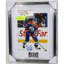 BRANDON DAVIDSON SIGNED FRAMED PICTURE GUARANTEED