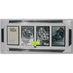 EDDIE SHACK SIGNED FRAMED PICTURES GUARANTEED