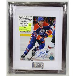 JUSTIN SCHULTZ SIGNED FRAMED PICTURES GUARANTEED