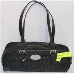 REPLICA FENDI BARREL BLACK PURSE