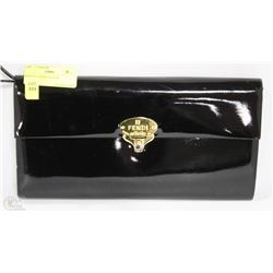 REPLICA FENDI BLACK CLUTCH