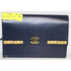 REPLICA CHANEL BLACK DOCUMENT TRAVEL CLUTCH