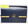 Image 1 : REPLICA CHANEL BLACK DOCUMENT TRAVEL CLUTCH