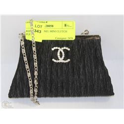REPLICA CHANEL BLACK MINI CLUTCH PURSE