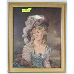 FRAMED VICTORIAN STYLE PRINT