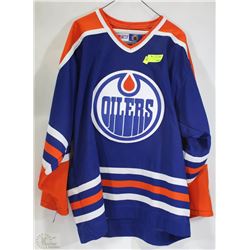 SIZE LARGE OILERS JERSEY (USED)