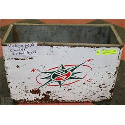 ANTIQUE ORIGINAL BA LOGO STEEL COOLER
