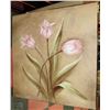 Image 1 : LARGE FLORAL CANVAS PAINTING