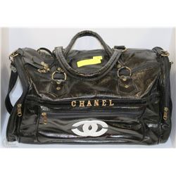 REPLICA CHANEL BLACK GYM BAG