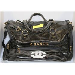 REPLICA CHANEL BLACK GYM BAG
