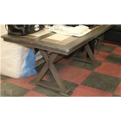 WOOD AND TILETOP KITCHEN TABLE