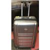 Image 1 : NEW 28" AIR CANADA 360 DEGREE GUN METAL SUIT CASE