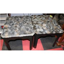 2 END TABLES 23"X27"X20"H