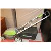 Image 1 : GREEN WORKS LAWNMOWER 120V WITH BAG & SIDE