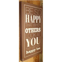 SHOWHOME PAINTED WOOD PICTURE