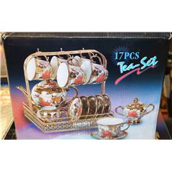 NEW 17PC TEA SET