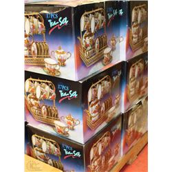 NEW 17PC TEA SET X6