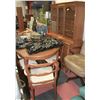 Image 1 : FULL DINING ROOM SUITE MOHAGANY INCL 6 CHAIRS,