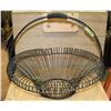 Image 1 : OUTDOOR IRON WROUGHT BASKET PLANTER