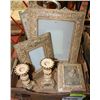 Image 1 : FLAT OF SHOWHOME ITEMS INCL FRAMES, JEWELLERY BOX,
