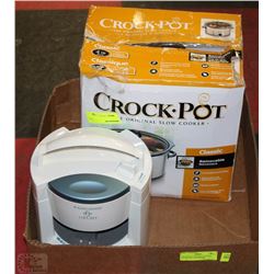 CROCK-POT 3.7LITRES AND B&D AUTOMATIC JAR OPENER