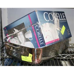 LAGOSTINA ROASTER 16"X12",CORELLE SQUARE DISHES