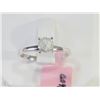 Image 1 : #13-14KT WHITE GOLD SOLITAIRE DIAMOND RING SZ6