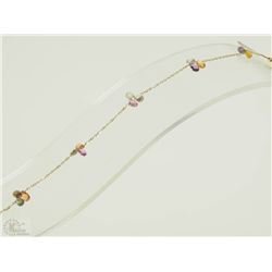 #23-14KT YELLOW GOLD SAPPHIRE BRACELET