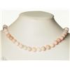 Image 1 : #29-ROSE GOLD RHODIUM PLATED OPAL NECKLACE