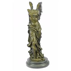 Winged Nike Samothrace Bronze Sculpture