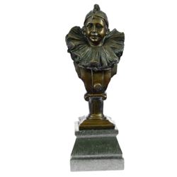 Happy Pierrot Bronze Sculpture