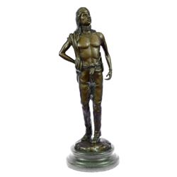 Fritz Berman Native Indian Prince Bronze Sculpture