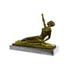 Image 2 : signed bronze sculpture on marble base