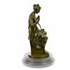 Image 8 : decorative bronze sculpture on marble base