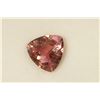 Image 1 : 2.19ct Trillion Cut peach brown Tourmaline
