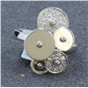 Image 1 : 14K WHITE GOLD RING : 6.8g / Diamond: 0.33ct