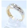 Image 1 : 14K TWO TONE GOLD DIAMOND RING:7.88 GRAMS/DIAMOND:0.60CT