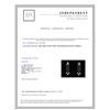 Image 3 : 18K White Gold And Diamond Dangling Earring Round Shape Diamond-2.80ct Weight-14.57 Grams