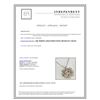 Image 3 : 14K WHITE GOLD MOUNTING PENDANT CHAIN :2.6g/Diamond:0.23ct