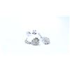 Image 4 : 18K White Gold And Diamond Earring Round Shape Diamond(invisible Setting)-2.71ct Weight-7.26 Grams