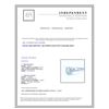 Image 3 : 0.79CT NATURAL COPPER BEARING PARAIBA TORMALINE 14K W/G RING