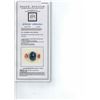 Image 3 : 5.81CT NATURAL CEYLON BLUE SAPPHIRE / PINK TOURMALINE 14K W/G RING