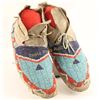 Image 1 : Pair of Mens Teton Dakota Sioux Beaded Moccasins