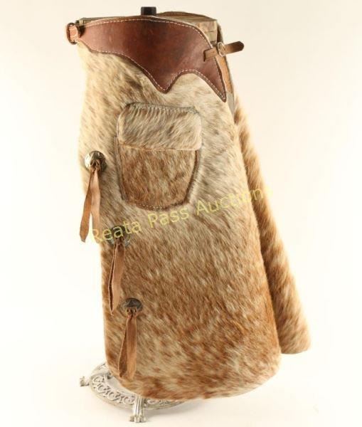 Child's Wooley Chaps on Custom Made Stand