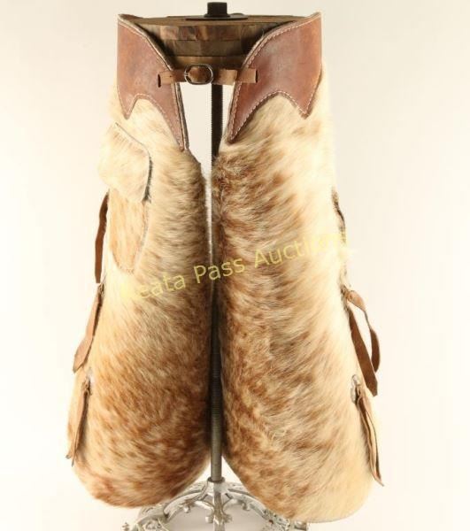 Child's Wooley Chaps on Custom Made Stand