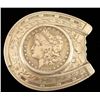 Image 1 : 1881 Morgan Silver Dollar Belt Buckle