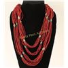 Image 1 : Coral 32 Strand Necklace