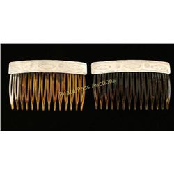 Pair of Navajo Hair Combs