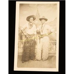 Cowboys Wearing Wooly Chaps Photo